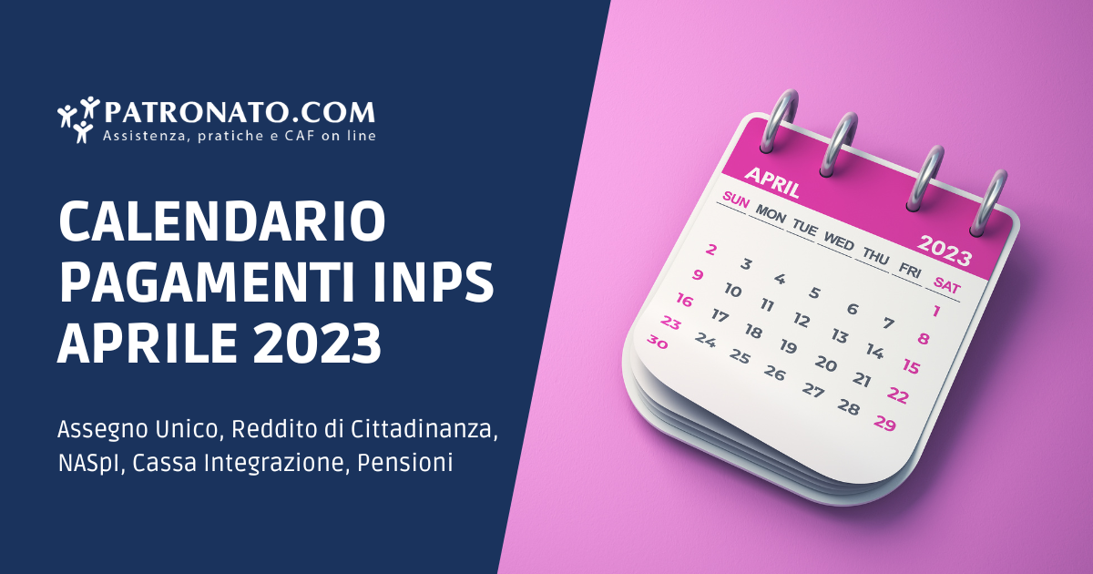 Calendario INPS aprile