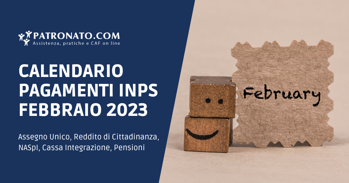 Calendario INPS febbraio