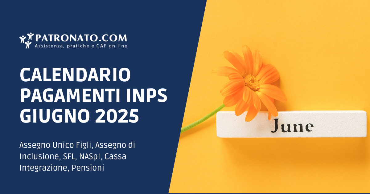Calendario INPS Giugno