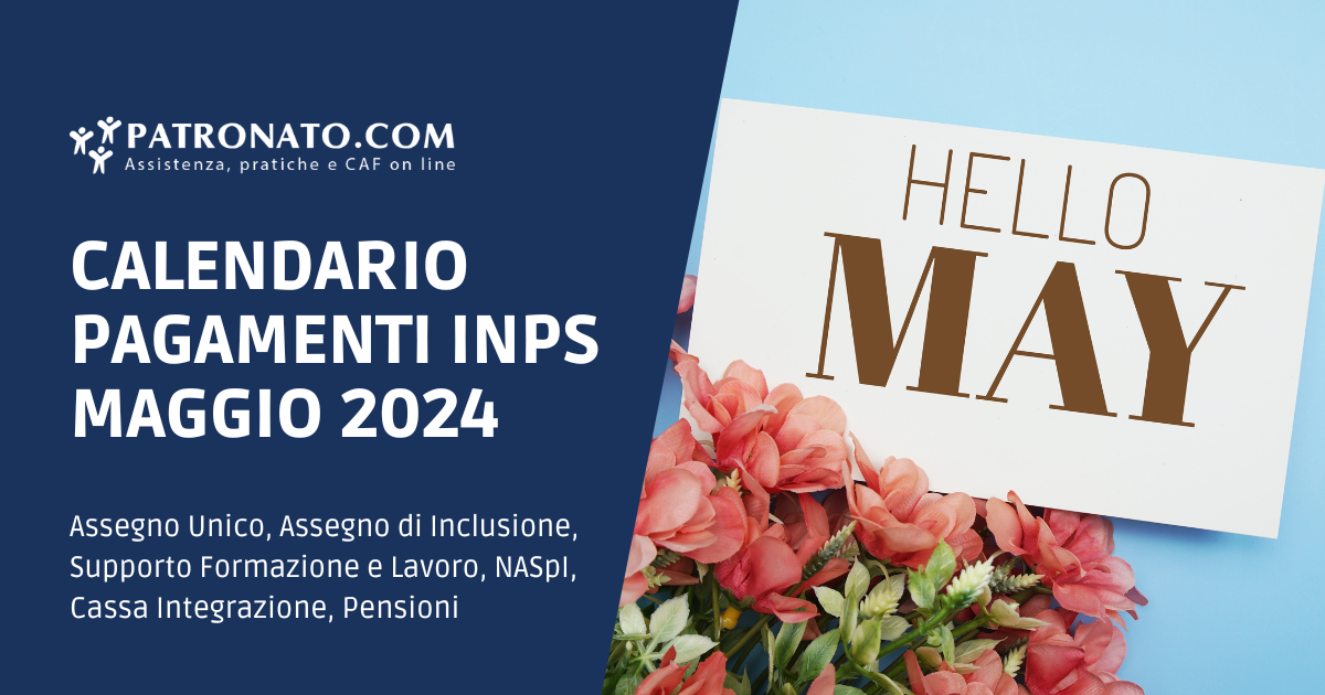Calendario INPS Maggio