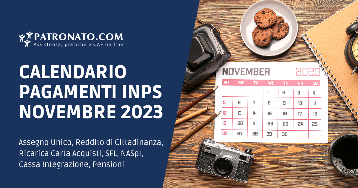 Calendario INPS Novembre