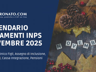 Calendario pagamenti inps novembre 2025