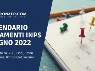 Calendario INPS giugno
