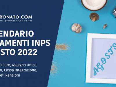 Calendario INPS  Agosto