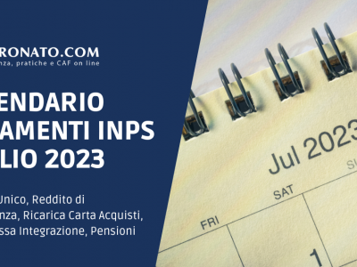 Calendario INPS luglio