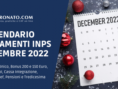 Calendario INPS dicembre