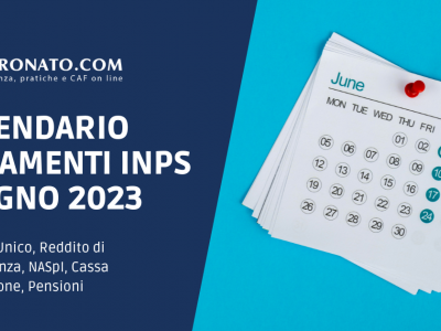 Calendario INPS giugno