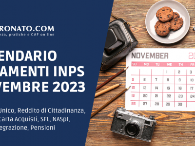 Calendario INPS Novembre