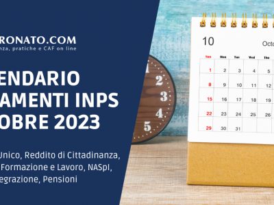 Calendario INPS ottobre
