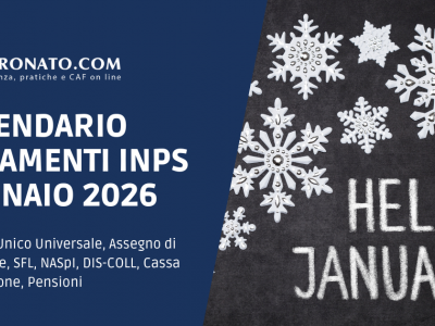 Calendario pagamenti INPS Gennaio 2026