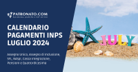 Calendario INPS Luglio