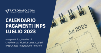 Calendario INPS luglio