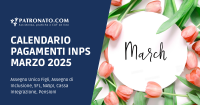 Calendario INPS Marzo 2025