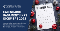 Calendario INPS dicembre