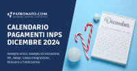 Calendario INPS Dicembre 2024