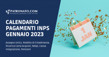 Calendario INPS gennaio