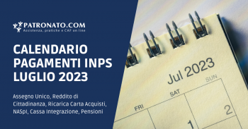 Calendario INPS luglio
