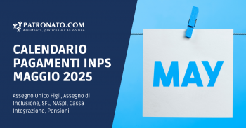 Calendario INPS Maggio 2025
